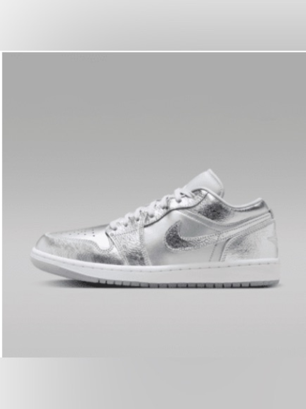 Nike Air Jordan 1 Low SE Metallic Silver – Women’s